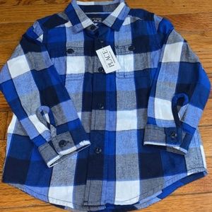 Boys blue flannel- Children’s Place